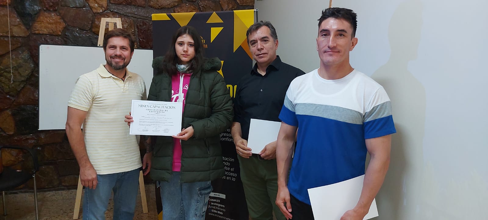 Entrega de certificados Minex